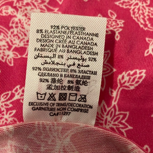 La Vie En Rose Pink Floral Chemise NWOT - Picture 7 of 7